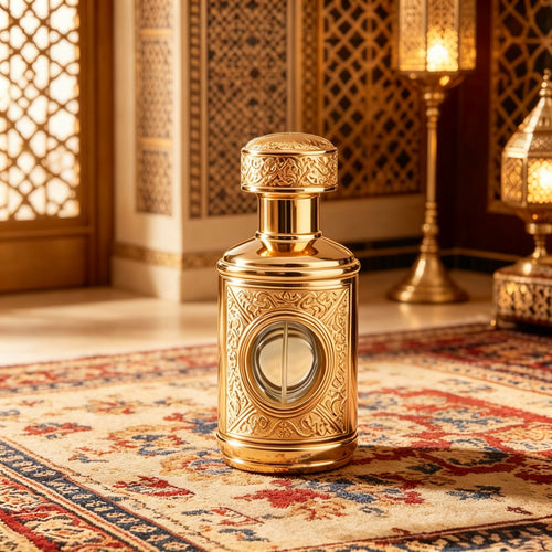 الاسم بالعربية: عطر سيارة قصر عربي بالزخارف الذهبية