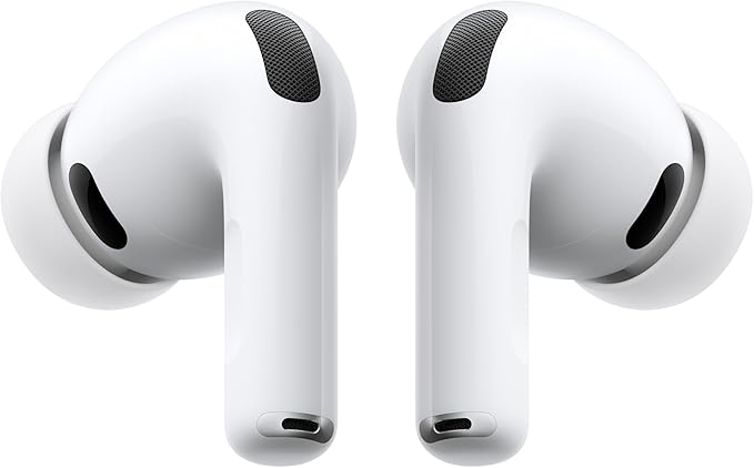 سماعات أذن لاسلكية Apple AirPods Pro 3، ميزة إلغاء الضوضاء النشط، الترجمة الفورية، استشعار معدل ضربات القلب، ميزة مساعدة السمع، سماعات بلوتوث، صوت مكاني، صوت عالي الدقة، شحن عبر منفذ USB-C